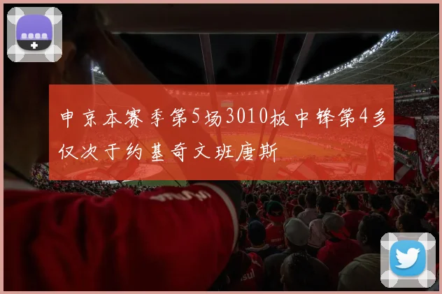 申京本赛季第5场3010板中锋第4多仅次于约基奇文班唐斯